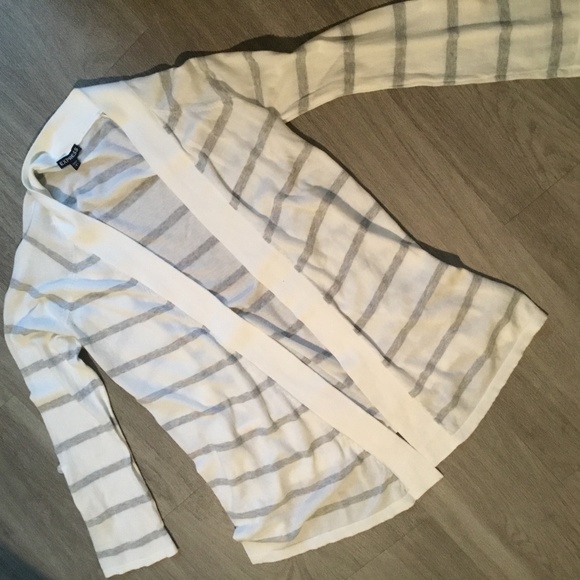 Express Sweaters - Striped Cardigan
